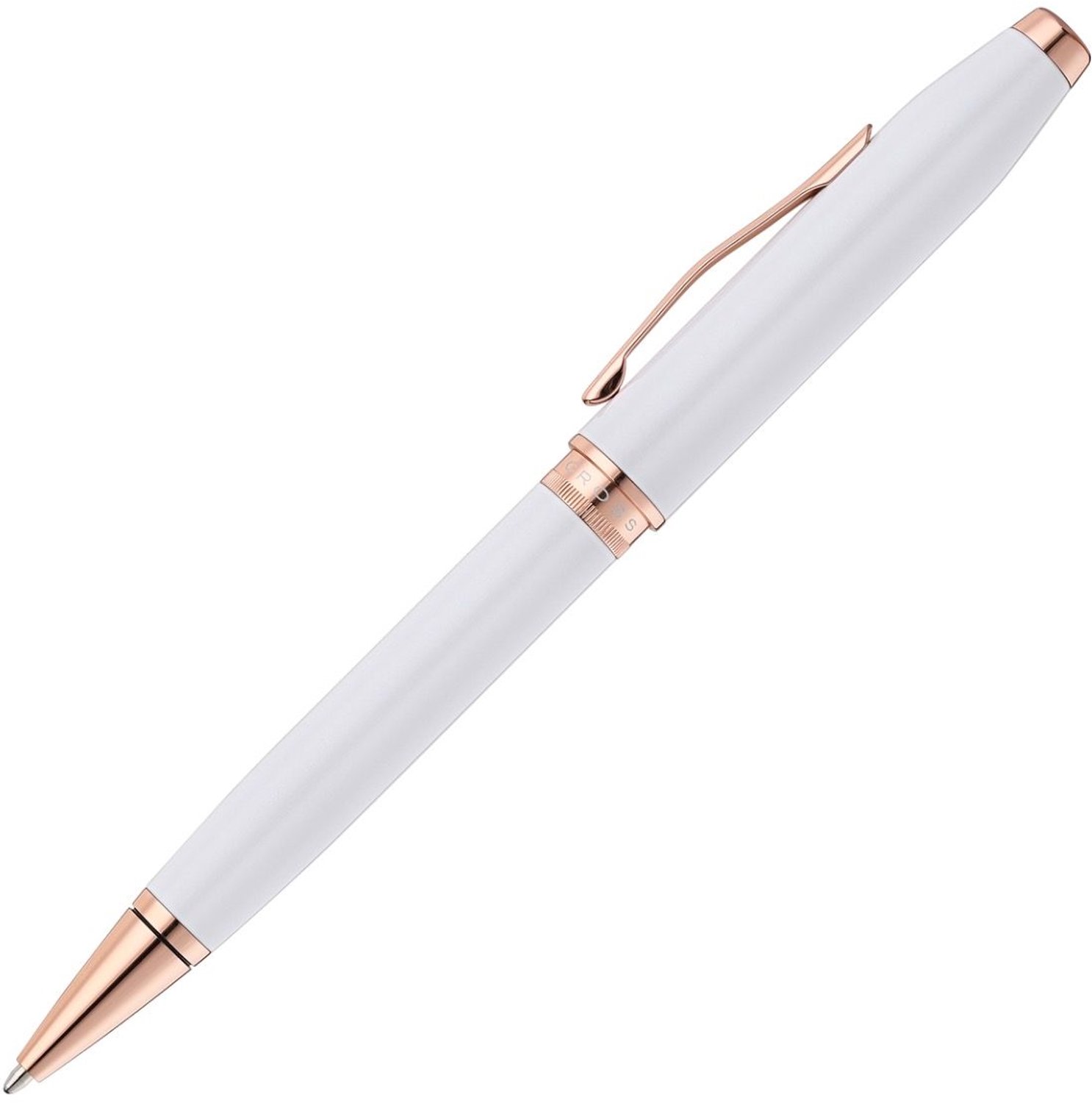 Cross Foundry Pearl White Rose Gold Balpen