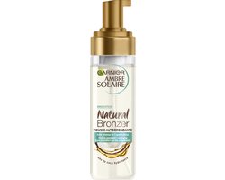 Garnier Ambre Solaire Self Tan Mousse - Zelfbruiner voor Lichaam & Gezicht met Hydraterend Kokoswater - 200ml