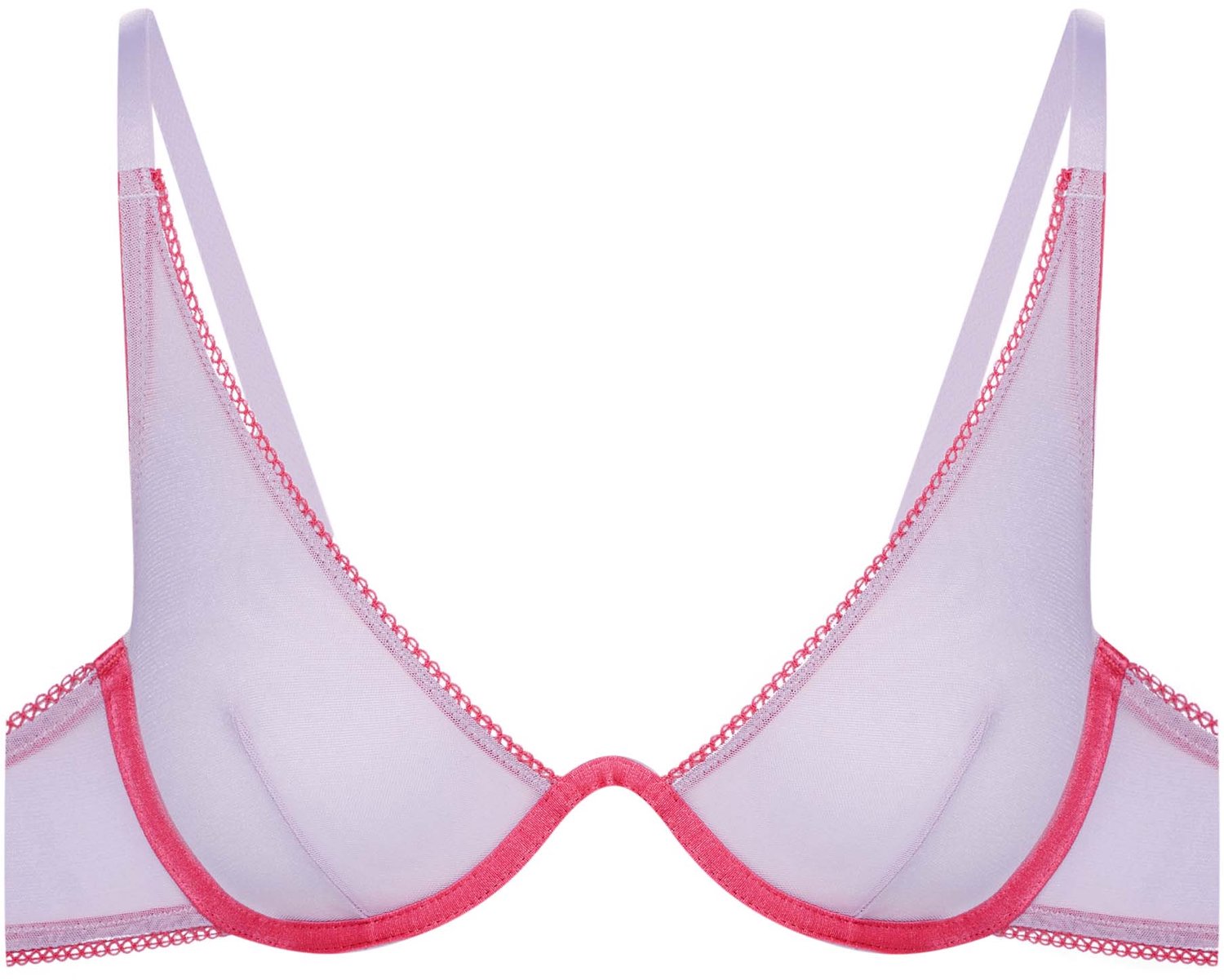 ESOTIQ Oceaniq - Zachte beha - Lichtpaars - Roze details Lichtpaars;Roze