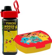 Pokémon Broodtrommel en Drinkfles - Schoolset - Lunchset - Lunchtrommel en Drinkbeker