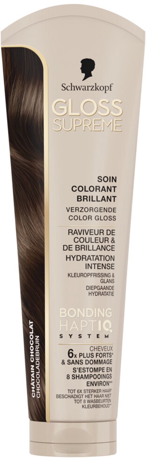 Schwarzkopf Gloss Supreme Chocoladebruin 150 ml