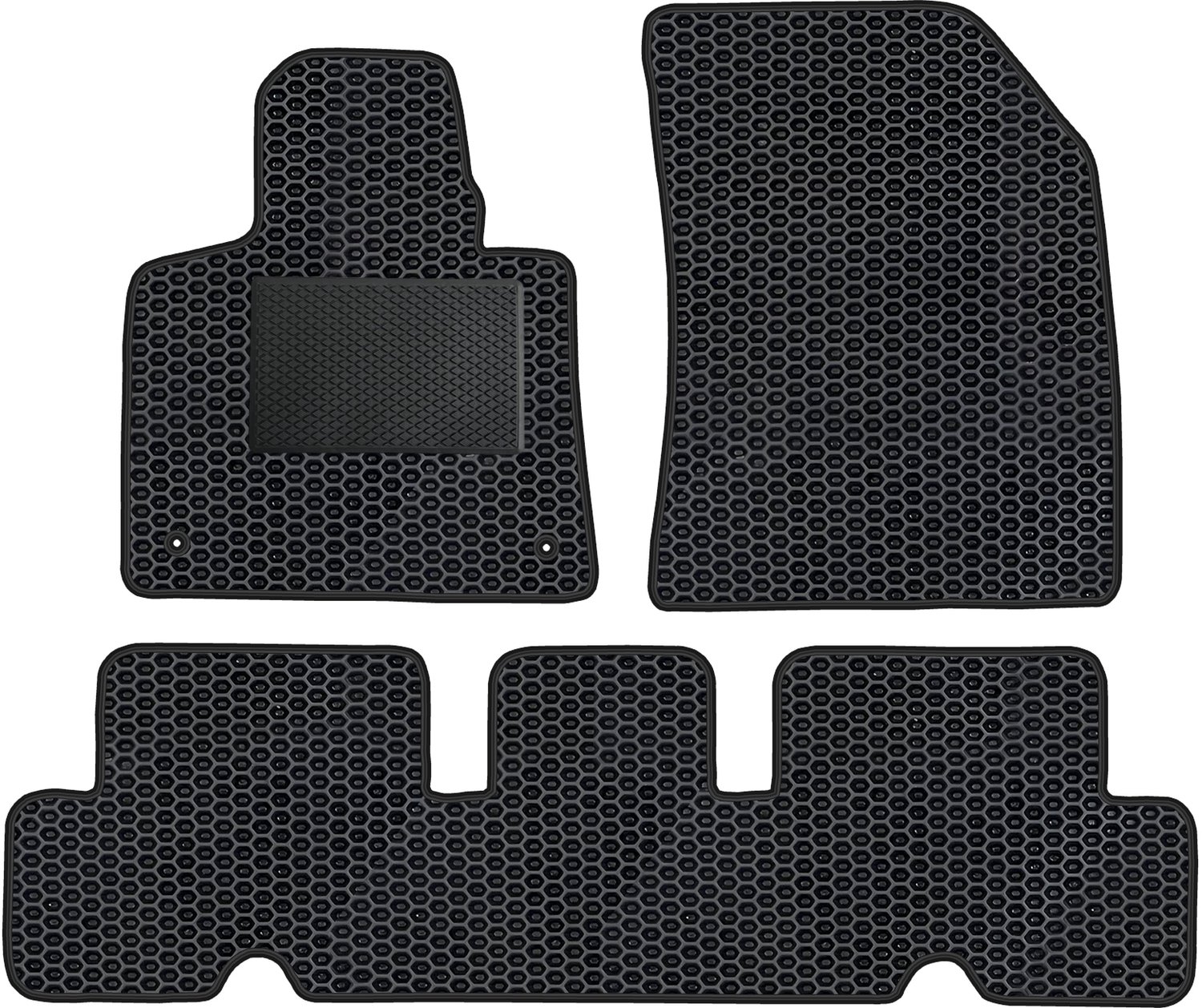 EVA Serie - Auto Vloermat Set - Geschikt voor Citroen C4 Picasso II 2012-2019 - Extra Versteviging