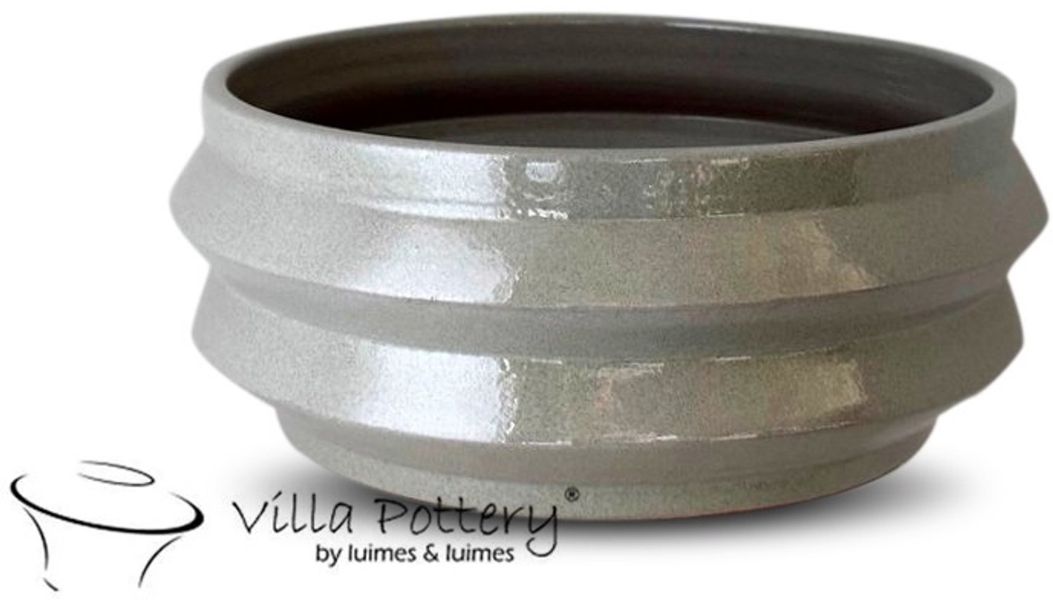 Villa Pottery Bloomvibe Schaal Grijs 32 x 13