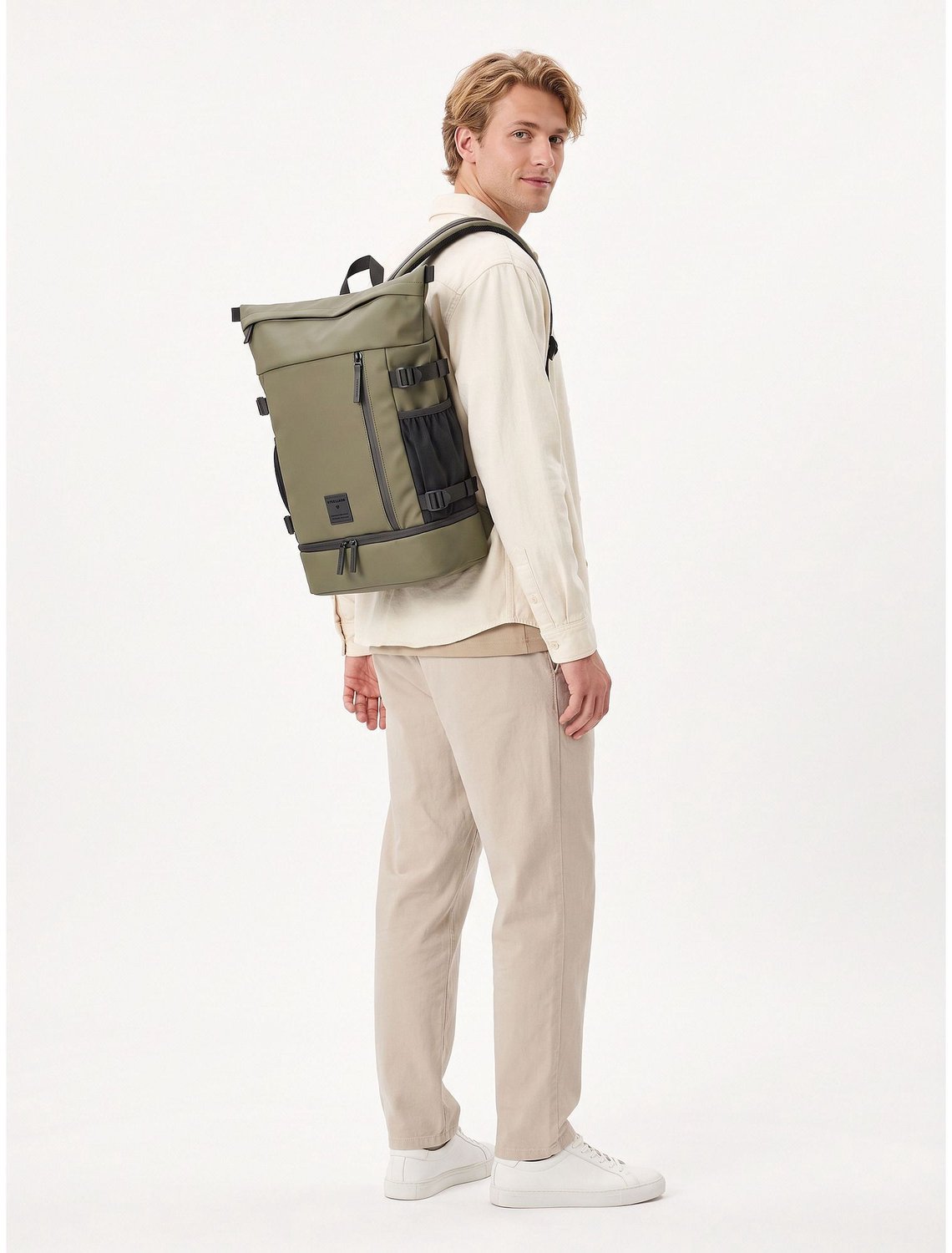 Strellson Blackpool Dagrugzak 53 cm - khaki