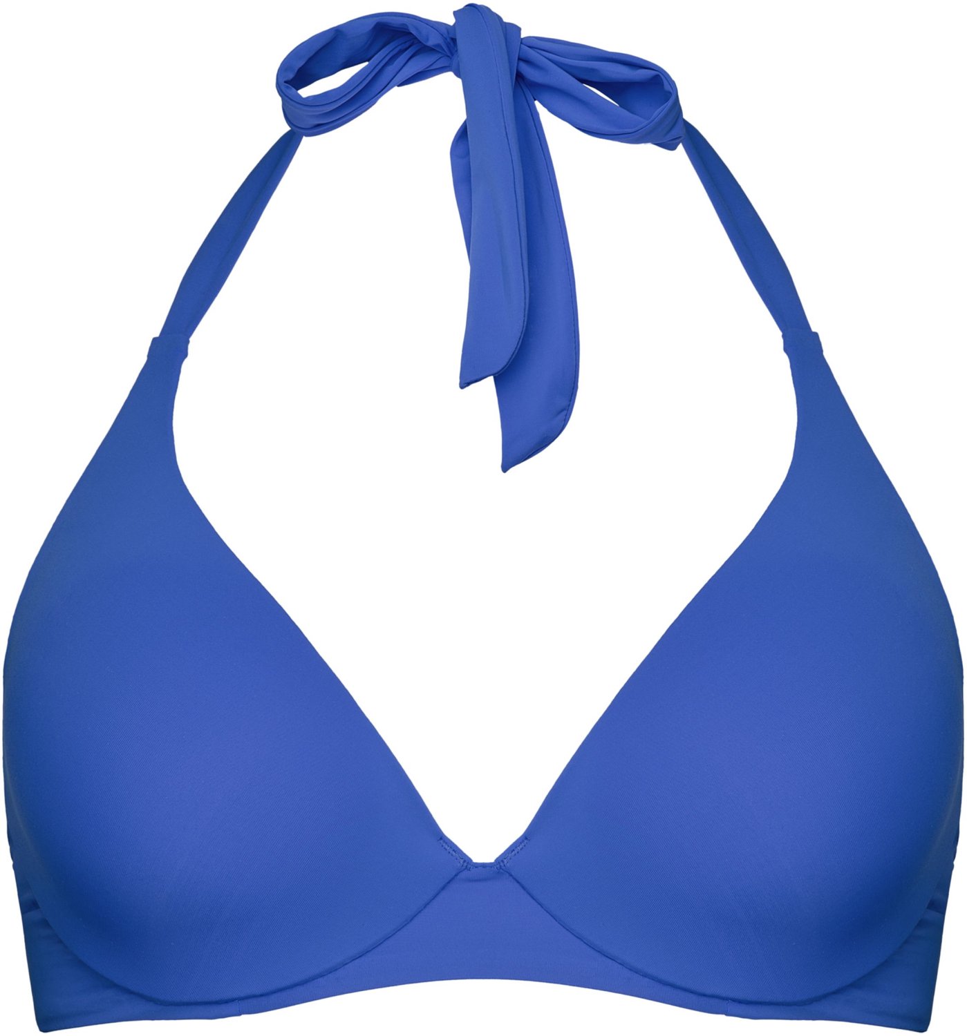 ESOTIQ Base - Gewatteerd bikinitopje - Blauw - Haltermodel