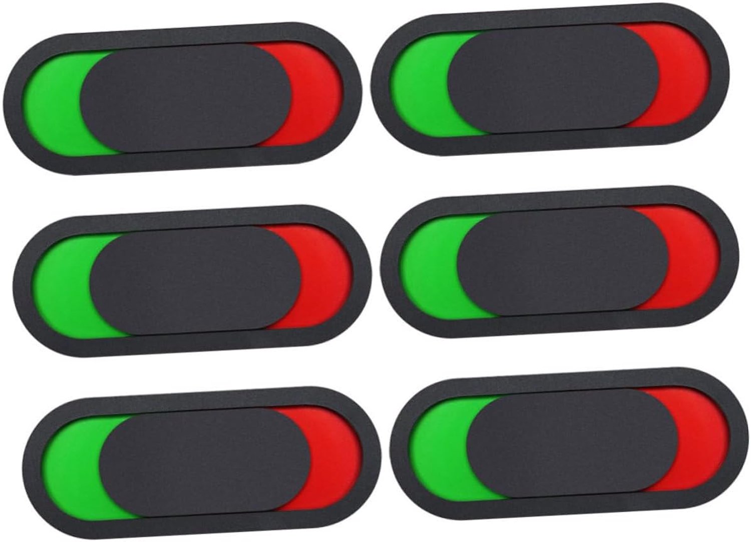 6 stuks - schuifbordje beschikbaar - schuifbordje - schuifbordje bezet-vrij - schuifbordje schoon vuil - schuifbordje niet storen -schuifbordje vrij bezet -niet storen schuifbordje - 10x4cm -zwart