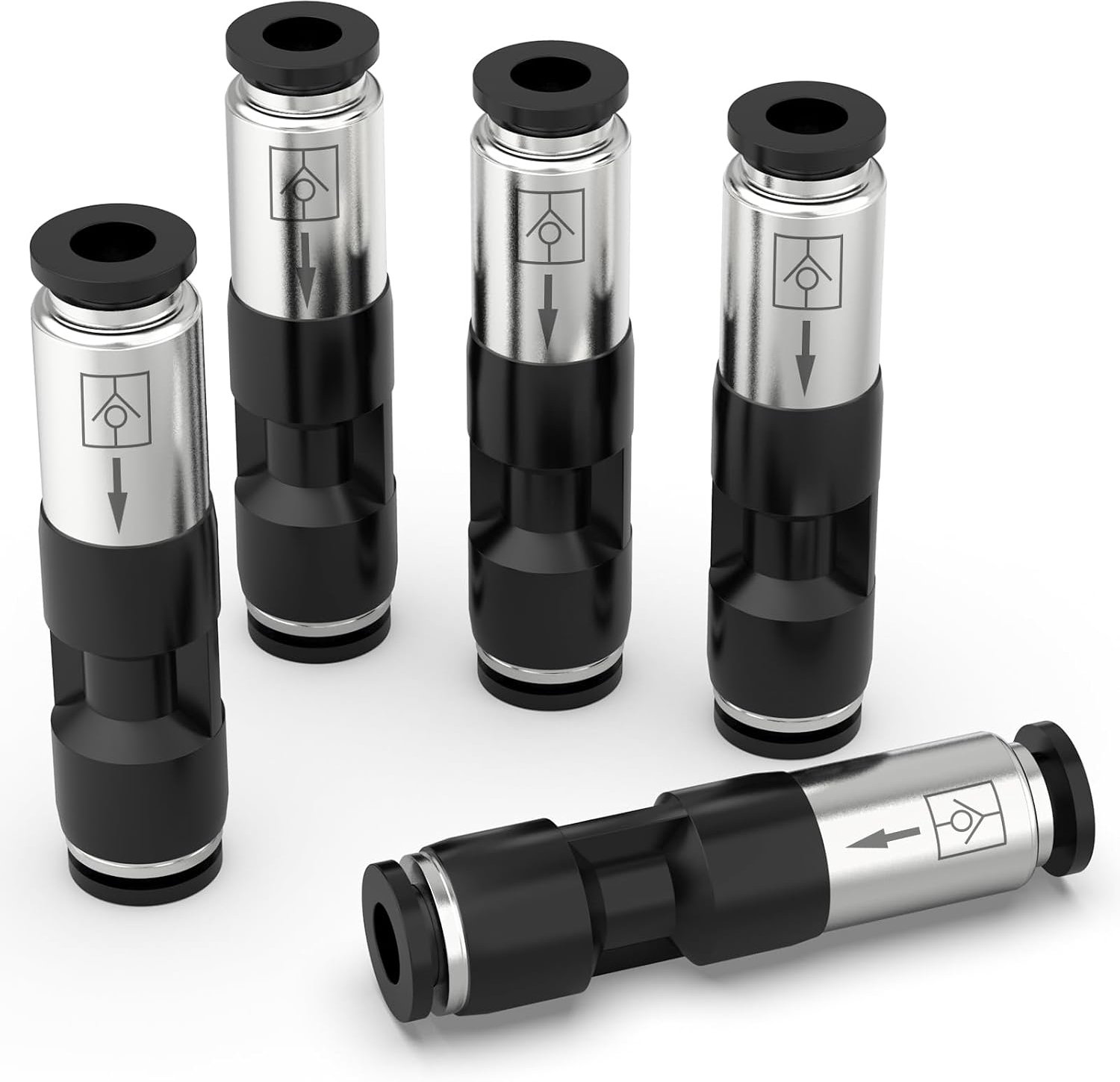 TAILONZ PNEUMATISCHE 10MM Vernikkeld Koper Quick-plug Type Terugslagklep Luchtleiding Koppeling CVPU Terugslagklep 5PCS - Luxento