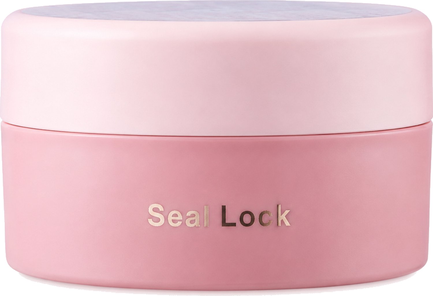 Broodtrommel met roze plastic soepbeker van 600 ml met deksel en beige draagtas