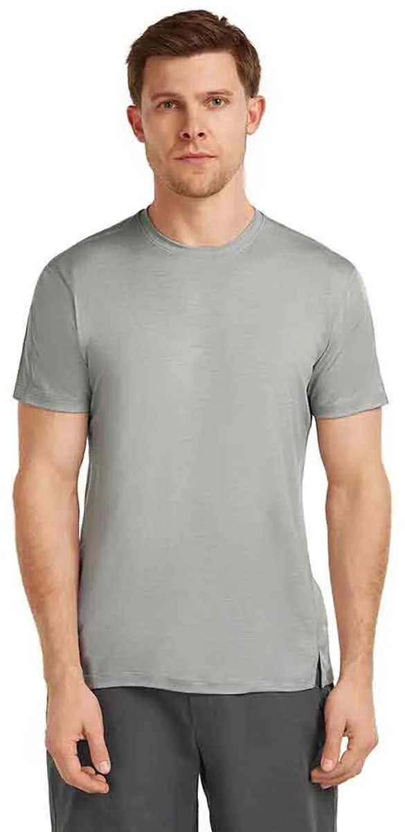 Icebreaker 150 Merinofine™ Ace T-shirt Met Korte Mouwen Grijs S Man