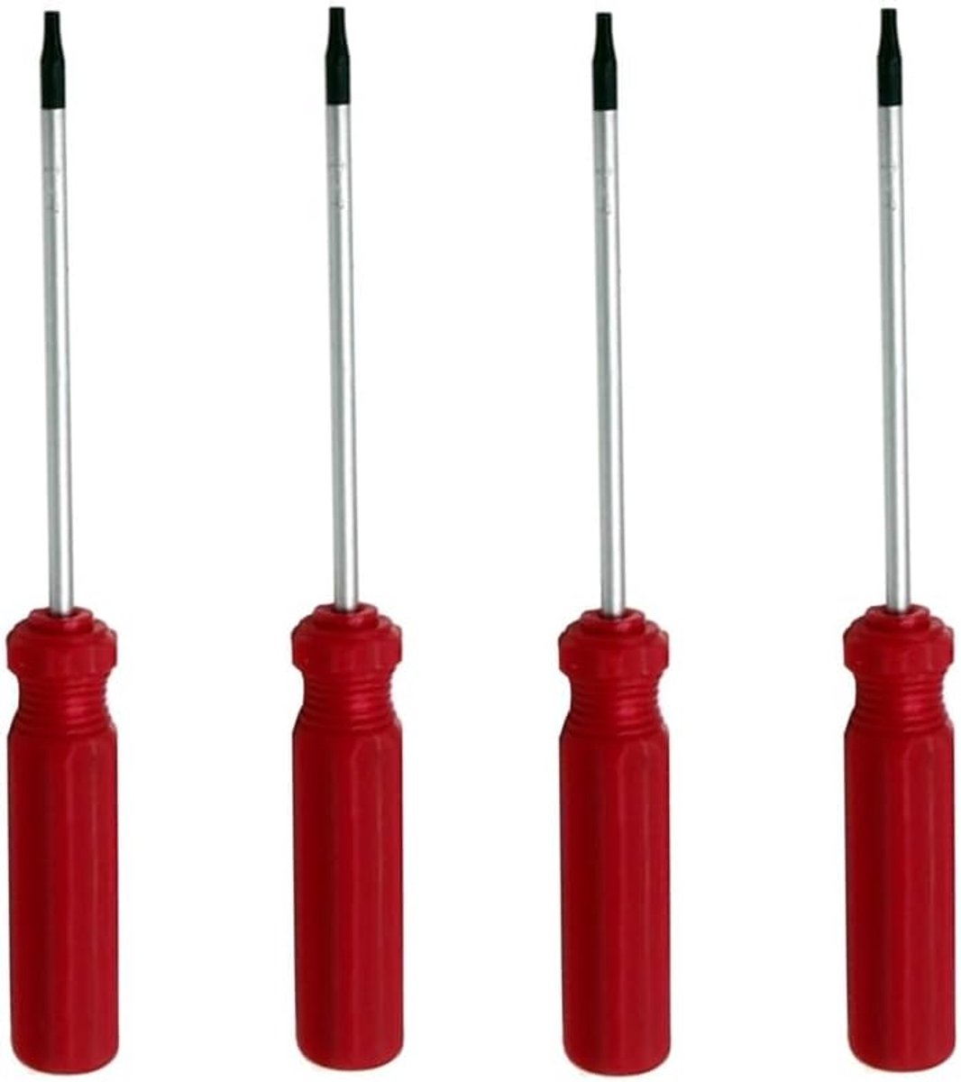 T6, T8, T9, T10, Torx veiligheidssroevendraaier voor PS4, precisie-magneetschroevendraaier, reparatieset voor Xbox One/Xbox 360 controller/PS3/PS4