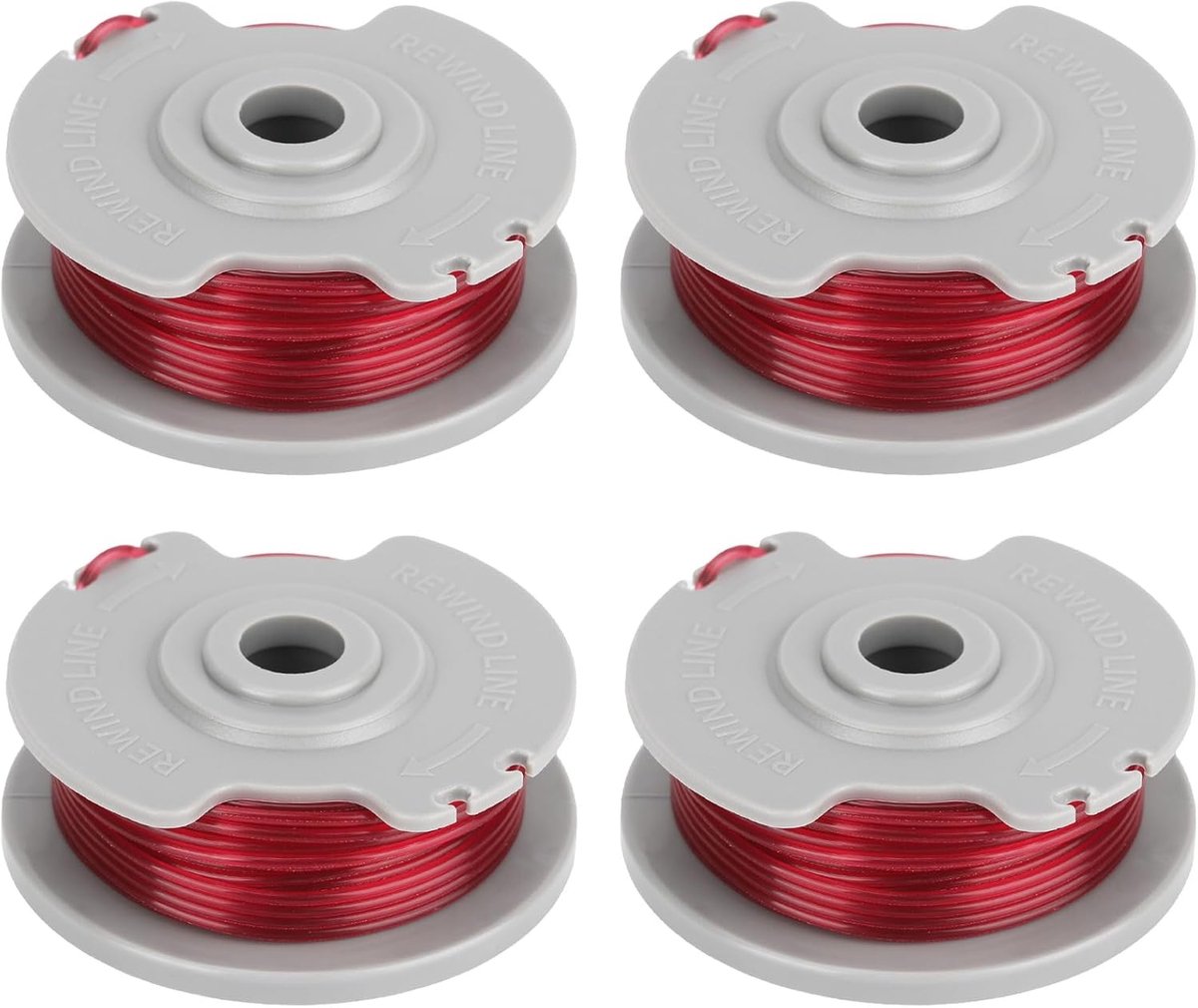 4 stuks grastrimmer reservedraadspoel 5306-20 voor Gardena Turbotrimmer Art. 8844 SmallCut 300 Accu; Art.8845 SmallCut 300; Art.8824 EasyCut Li-18/23 – verwisselbare draadspoel Ø 1,65 mm,