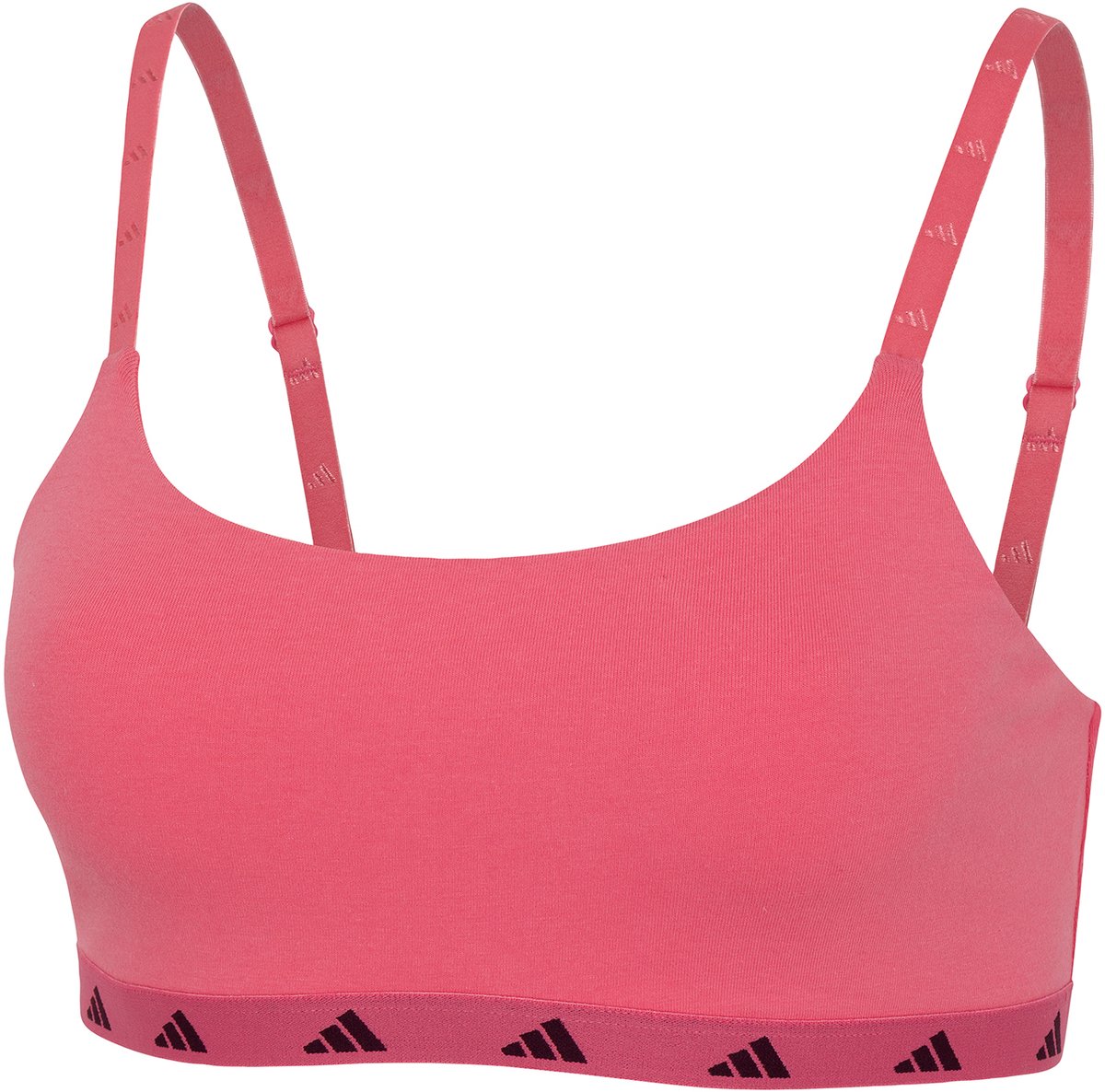 Adidas Sportswear Scoop Bralette - Sport Active Essentials Cotton – Damen Onderbroek - roze