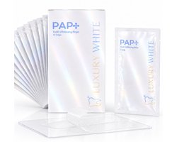 Luxury White PAP+ Whitening Strips - Tandenbleek Strips voor Wittere Tanden - Tot 8 Tinten Witter - 14 Paar - Tanden Bleken - Cresting 3D Formula - Love Your Smile - Logic Whitening