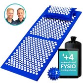 XL Spijkermat (124 cm) met kussen en 4 weken durend ONLINE trainingsschema - Spijkermatten - Acupunctuur Massagemat - Acupressuur shakti mat | Vitalic