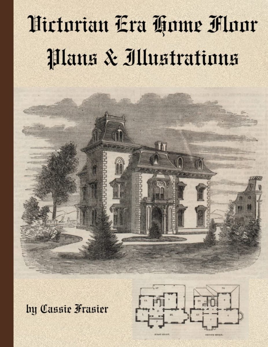 Victorian Era Home Floor Plans & Illustrations: from 1880's Magazines a Collection of 20 House Designs by Architects - ShopVlot