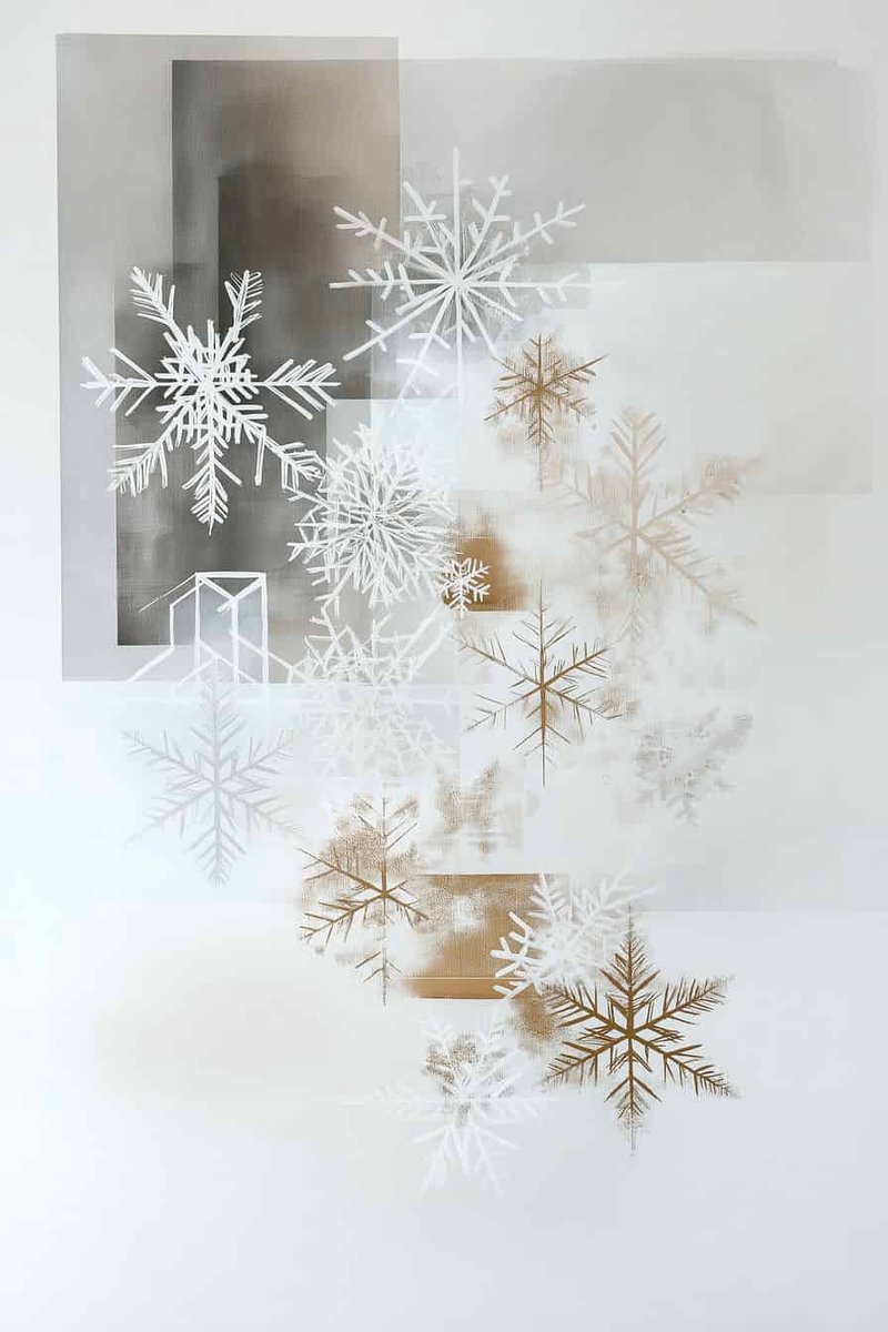 Kerstkunst Poster - Minimalistische - Festief - Vrolijk - Kerstmis - Feestdagen - posters - formaat 70x100cm - Wanddecoratie - L4117