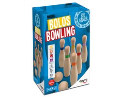 Cayro Bowling - Klassiek Miniatuur Kegelspel van Hout in Retro Verpakking - 6 Houten Kegels en 2 Houten Ballen - Geschikt Binnen en Buiten - 1-8 Spelers - Vanaf 3 Jaar - Cayro Collection