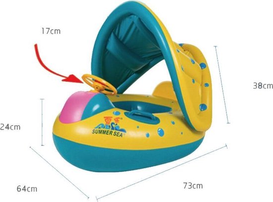 Opblaasbare boot baby