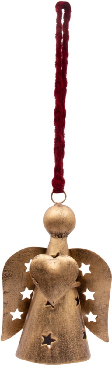 Imbarro Home & Fashion - Engel Oro Darkred - Goud - 18 CM X 11 cm