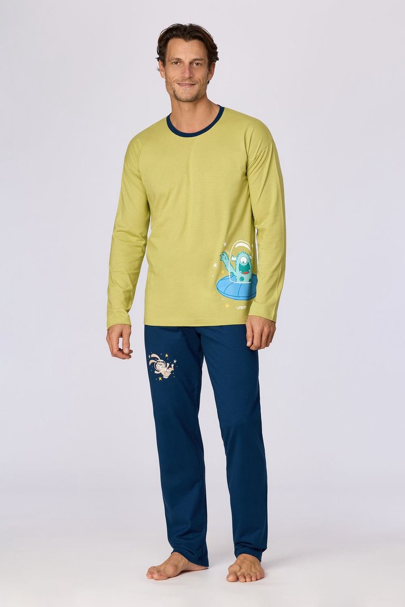 Woody - Jongens/Heren Pyjama - Groen - M