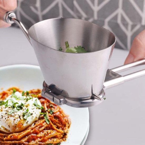 Handmatige Specerijenmolen van RVS, Eenvoudig te Reinigen Kruidenhakker voor Knoflook, Koriander en Ui, Perfect voor Koken en Bakken — afbeelding 2