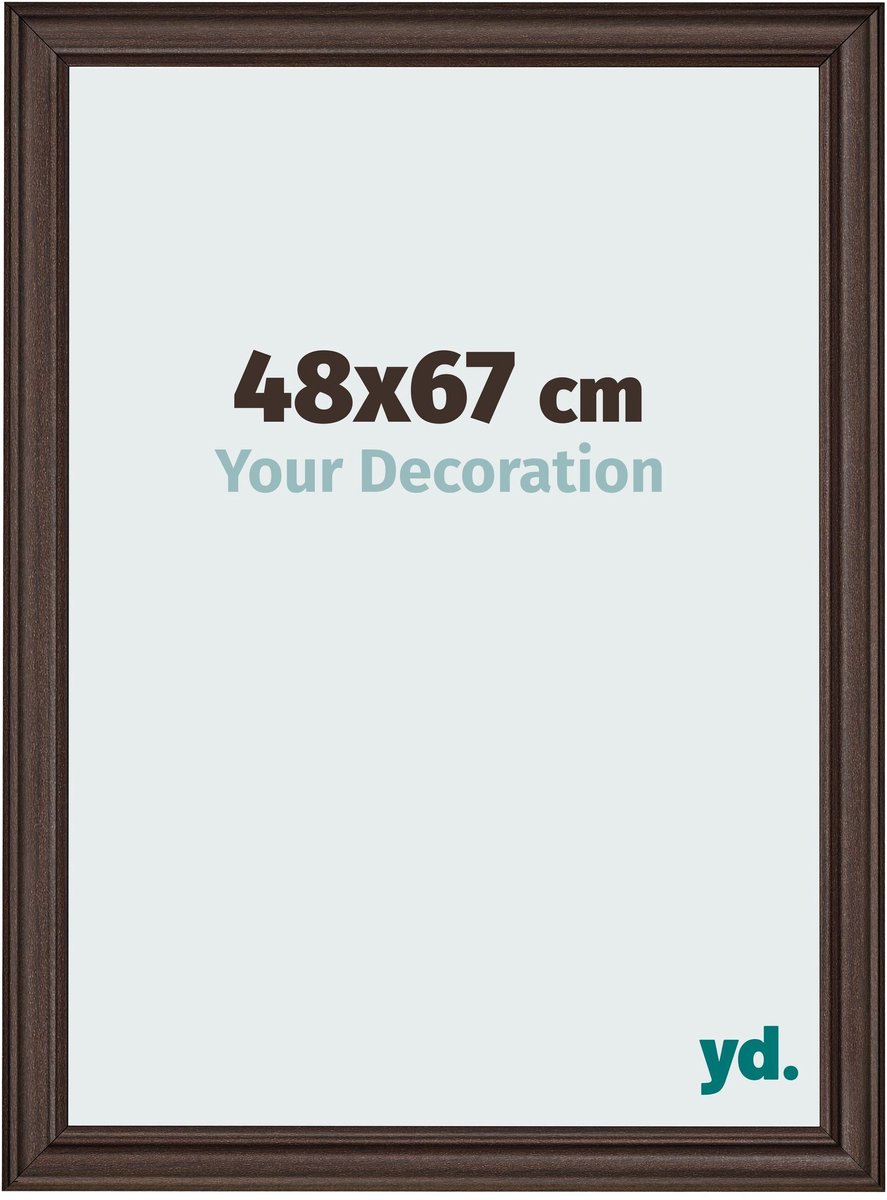 yd. Your Decoration - Fotolijst 48x67 cm - MDF - Eiken Donker - Lazio