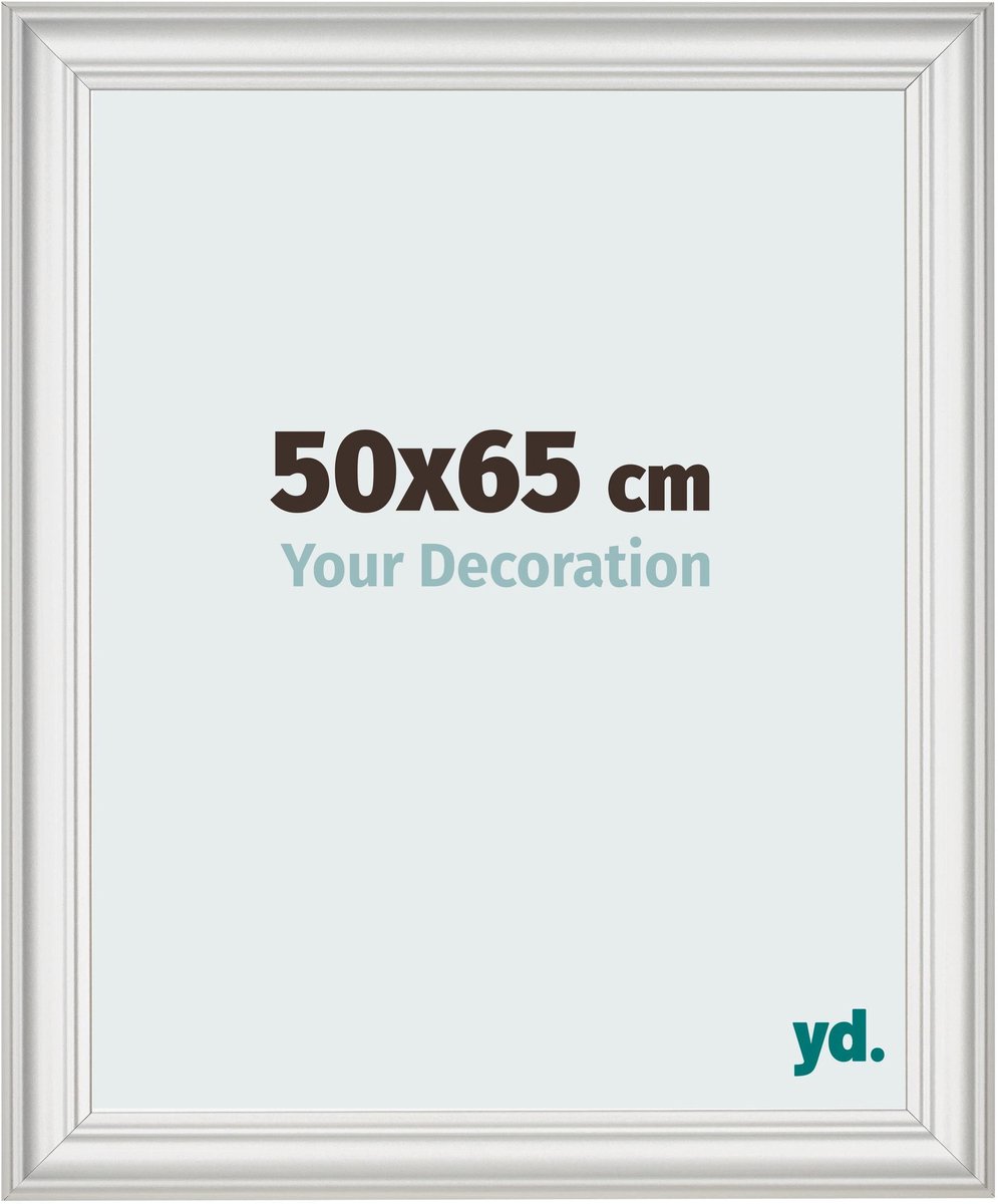 yd. Your Decoration - Fotolijst 50x65 cm - MDF - Wit Geveegd - Lazio