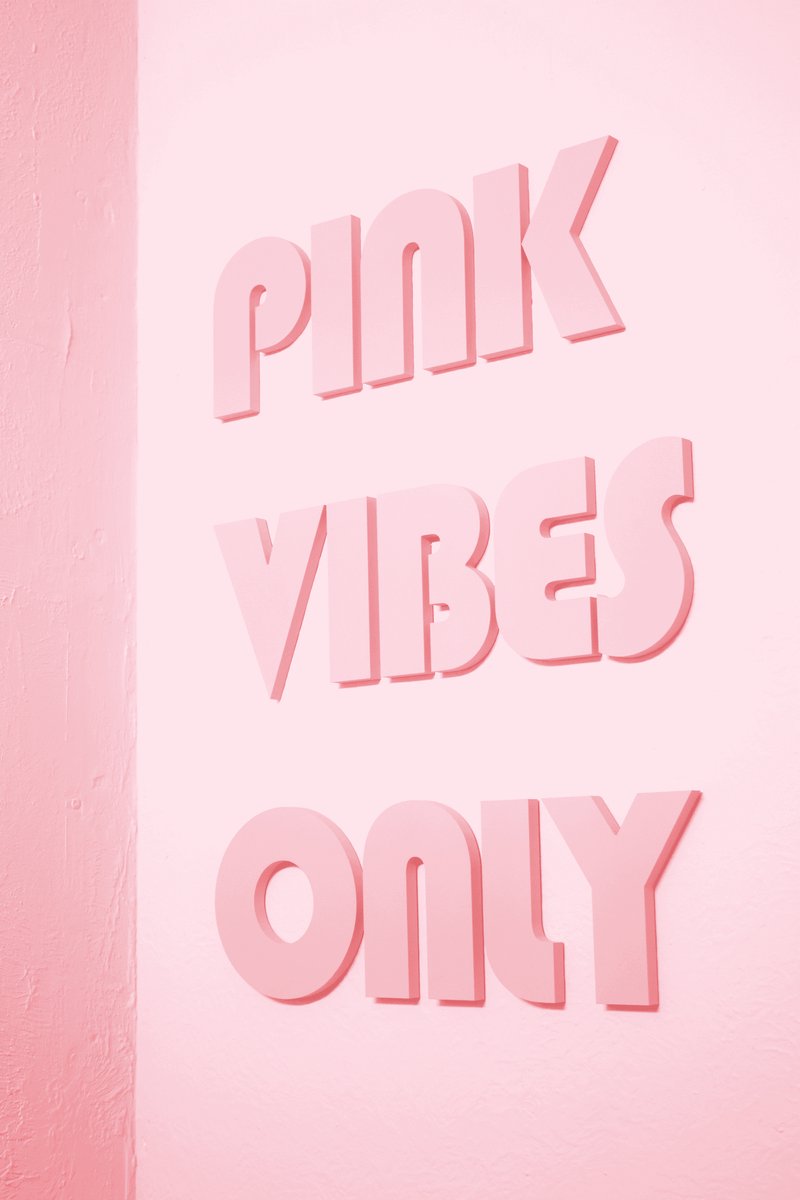 Pink Vibes Only - Roze - Quote - Wanddeco - Wanddecoratie - posters - formaat 30x40cm - XS2097MT