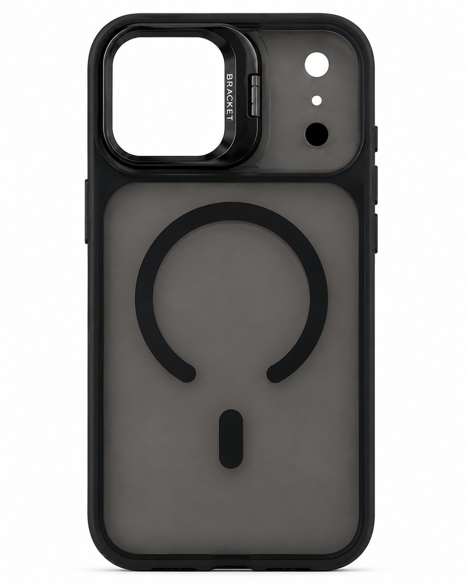 HOXO HX-BC001 Telefoonhoesje geschikt voor iPhone 11 – Camera Slider – Magnetische Ring – Zwart