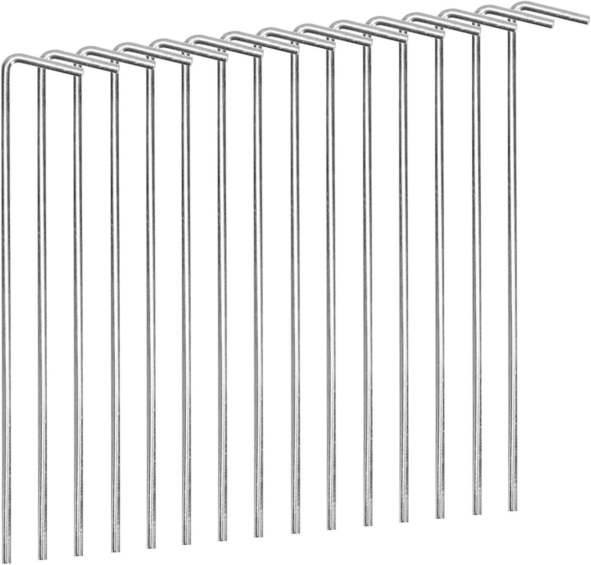 Tentharingen Set - Grondankers Tent - Stabiele Bevestiging - Stormbestendig Design - 15 cm Lengte - Metaal
