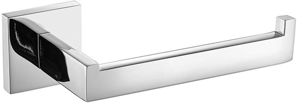 DF2019QNQ7-C Modern design Toilet Roll Holder Without Cover Mirror Polished (Silver) - ShopVlot