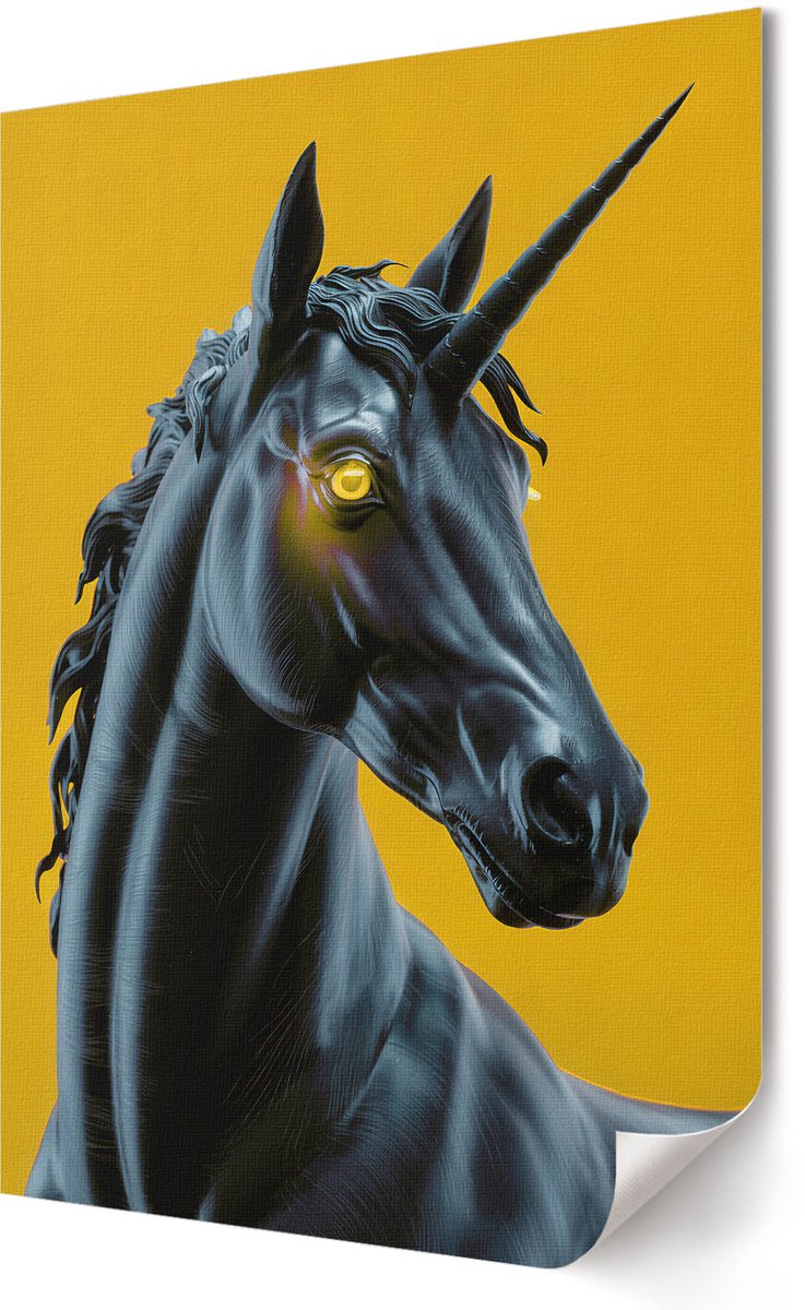 Coloray Polycanvas Poster - Een Reis Naar De Ruimte, Fotografie - A2 - Zwart Kunst - Rechthoek - Kunstposter - Woonkamer, Slaapkamer, Kantoor - Modern