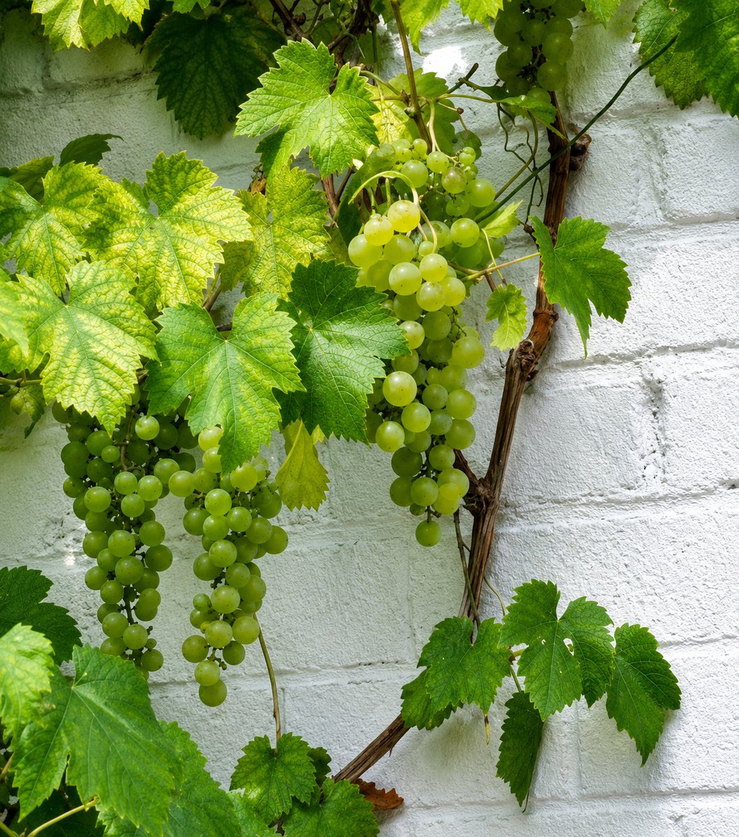 Wijndruif 'Vroege van der Laan' - Vitis vin. 'Vroege van der Laan' (chasselas doré) | 50-60 C
