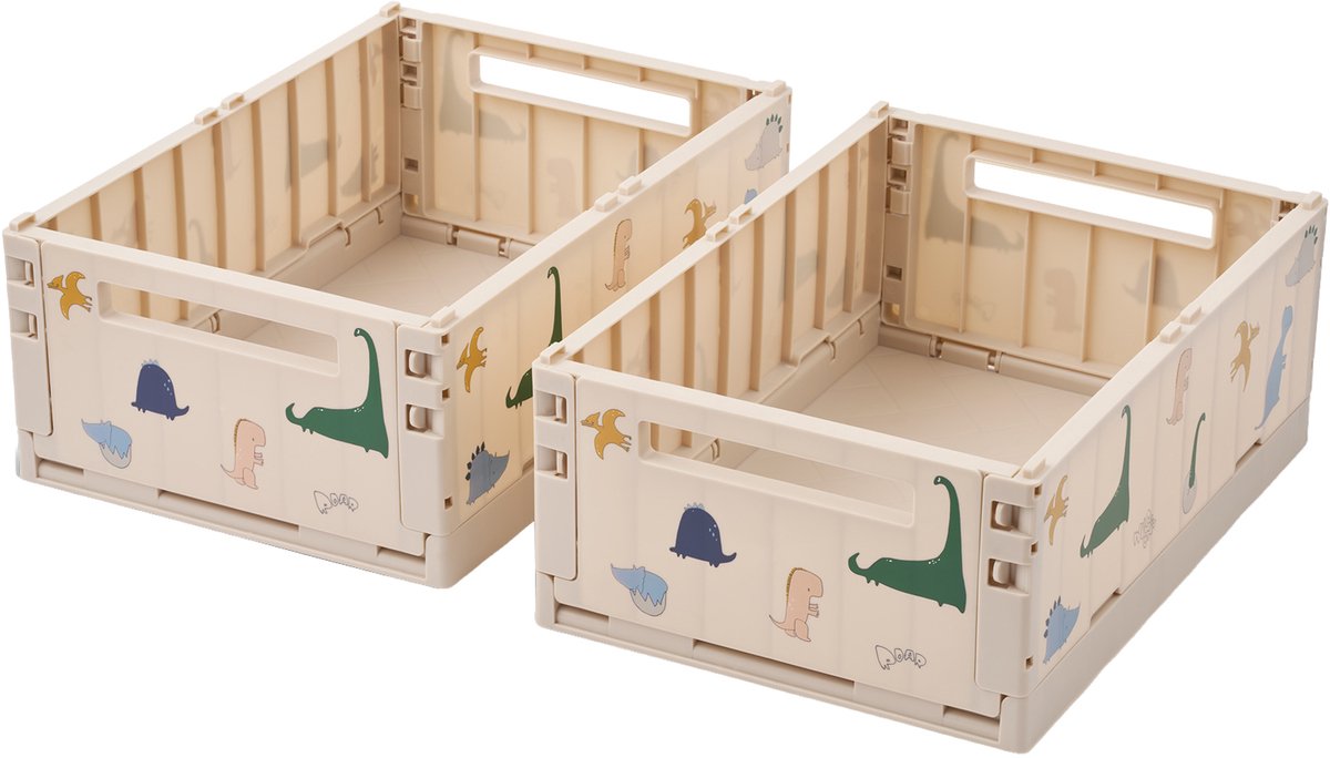 Liewood Weston Opberg Box M - 2 Stuks - Dinosaurus