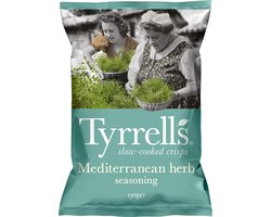 Tyrrells Mediterranean Herb - Chips - 10 x 150 gram