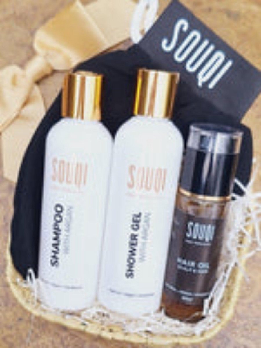 Souqi Argan Haarolie Giftset - Complete Haarverzorging Cadeauset