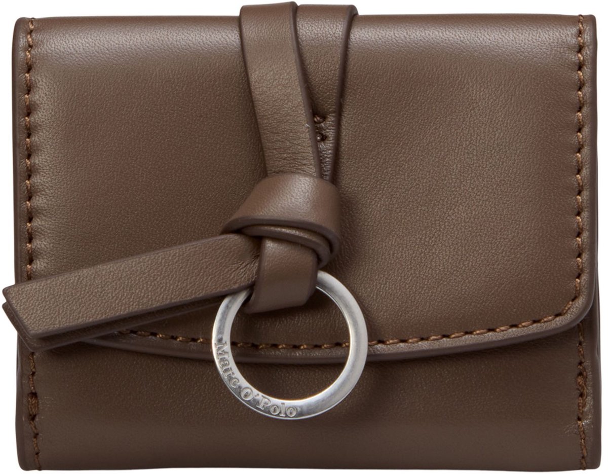Marc O'Polo Leren portemonnee Leni Combi Wallet Faded Brown bruine