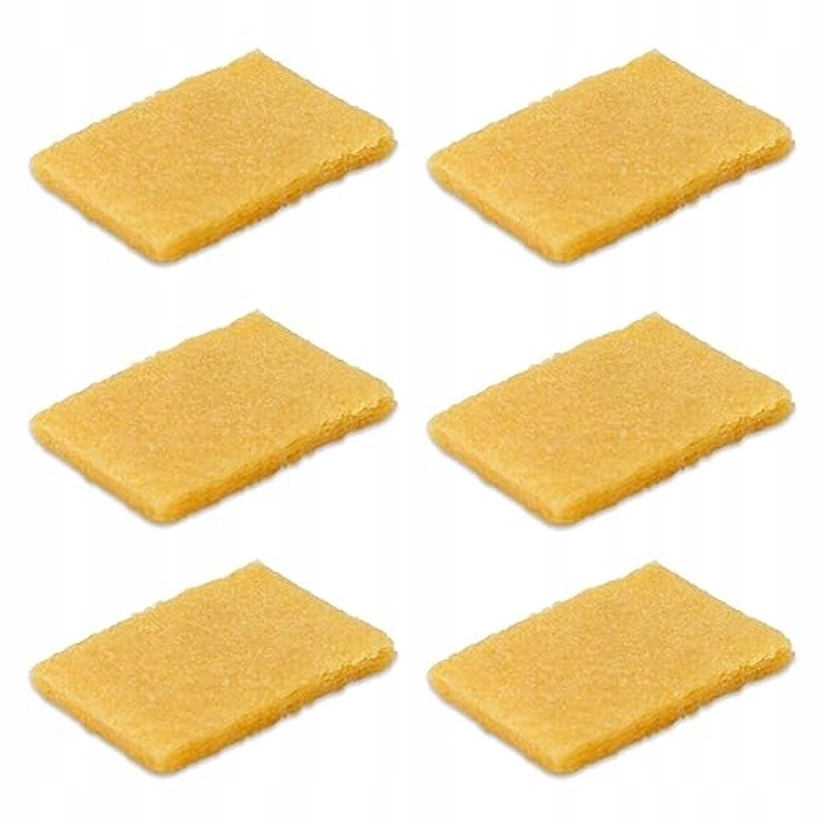 6x Gummen voor Schuurpapier Reiniging - Blokken