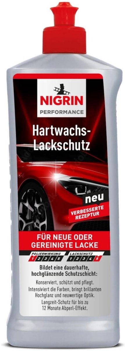 Nigrin Hardwas Lakbescherming 500ml Polish Lakverzegeling Autowas Personenauto Voertuig