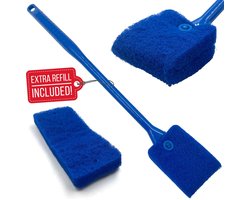 TDBS The Dustpan and Brush Store Reinigingsspons voor aquariums, herbruikbare dubbelzijdige aquariumreiniger - ShopVlot