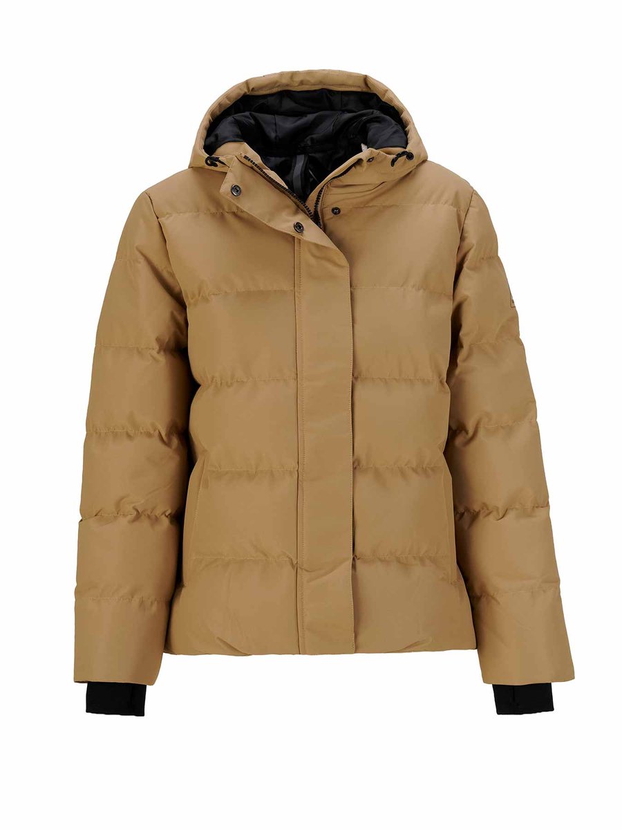 BJØRNSON Ysa Padded Winterjas Dames - Winddicht - Maat 46 - Camel