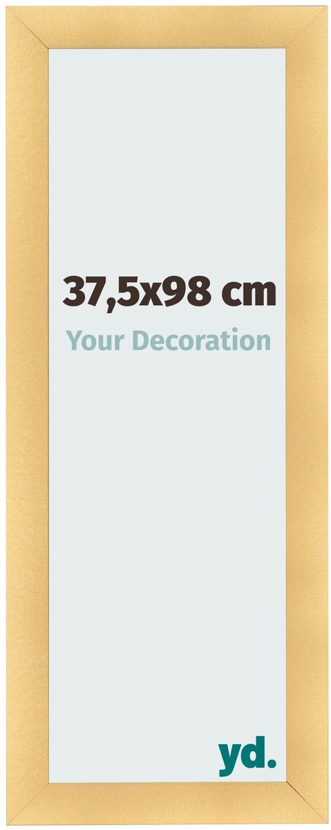 yd. Your Decoration - Fotolijst 37,5x98 cm - MDF - Goud Mat - Pisa