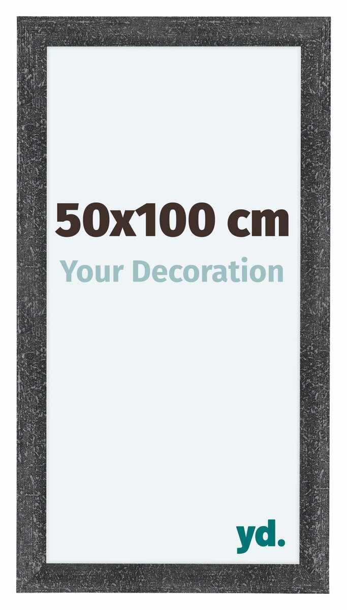 yd. Your Decoration - Fotolijst 50x100 cm - MDF - Grijs Geveegd - Como
