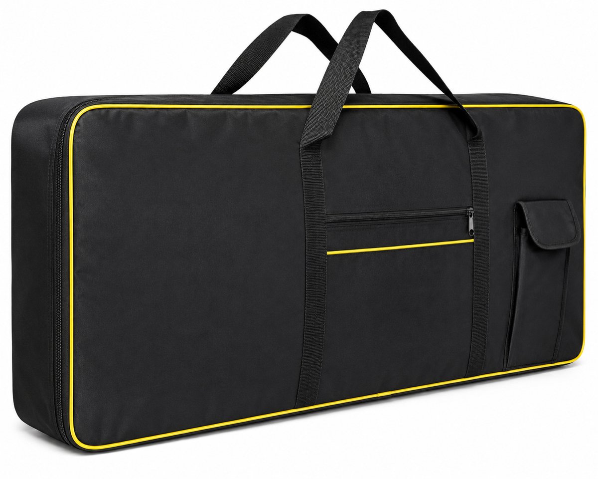 Áengus Keyboardtas voor 61 Toetsen – Keyboard Softcase – Draagtas & Rugtas – Tot 101 cm