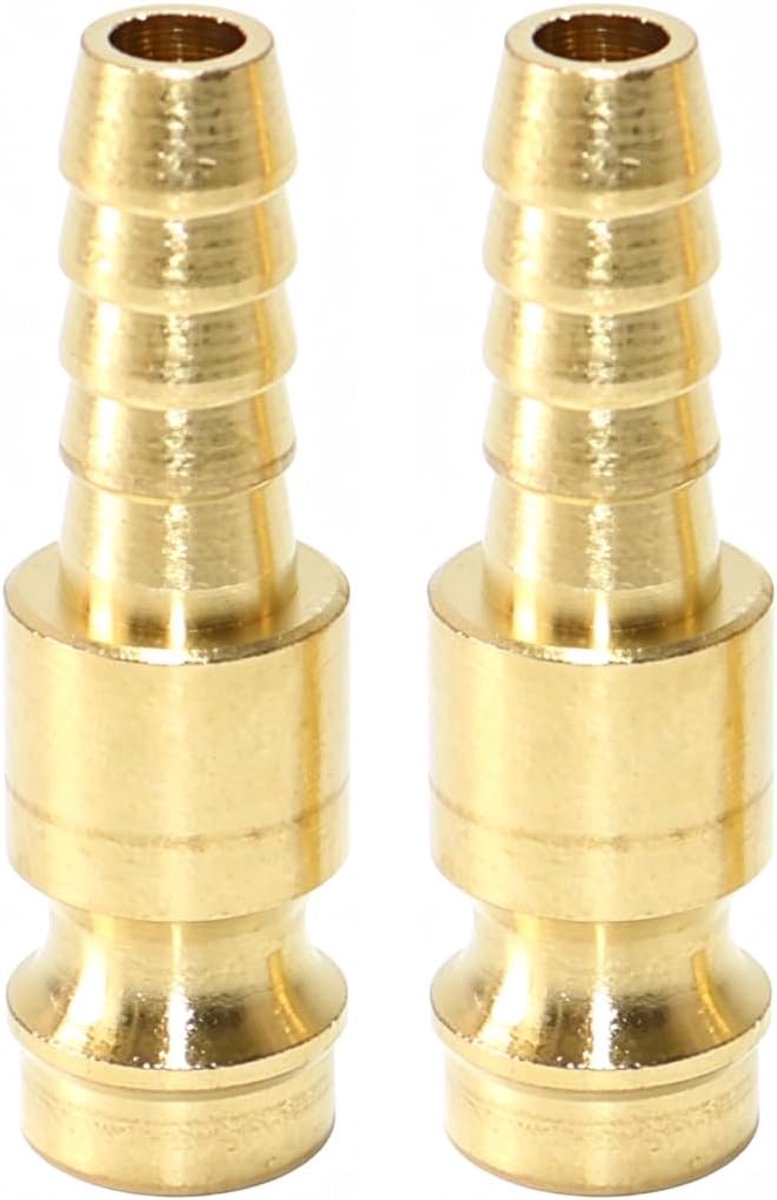 2 stuks persluchtkoppelingsmondstuk 6 mm
