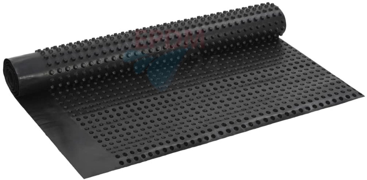 Noppenfolie zwart 1,5 x 20 meter
