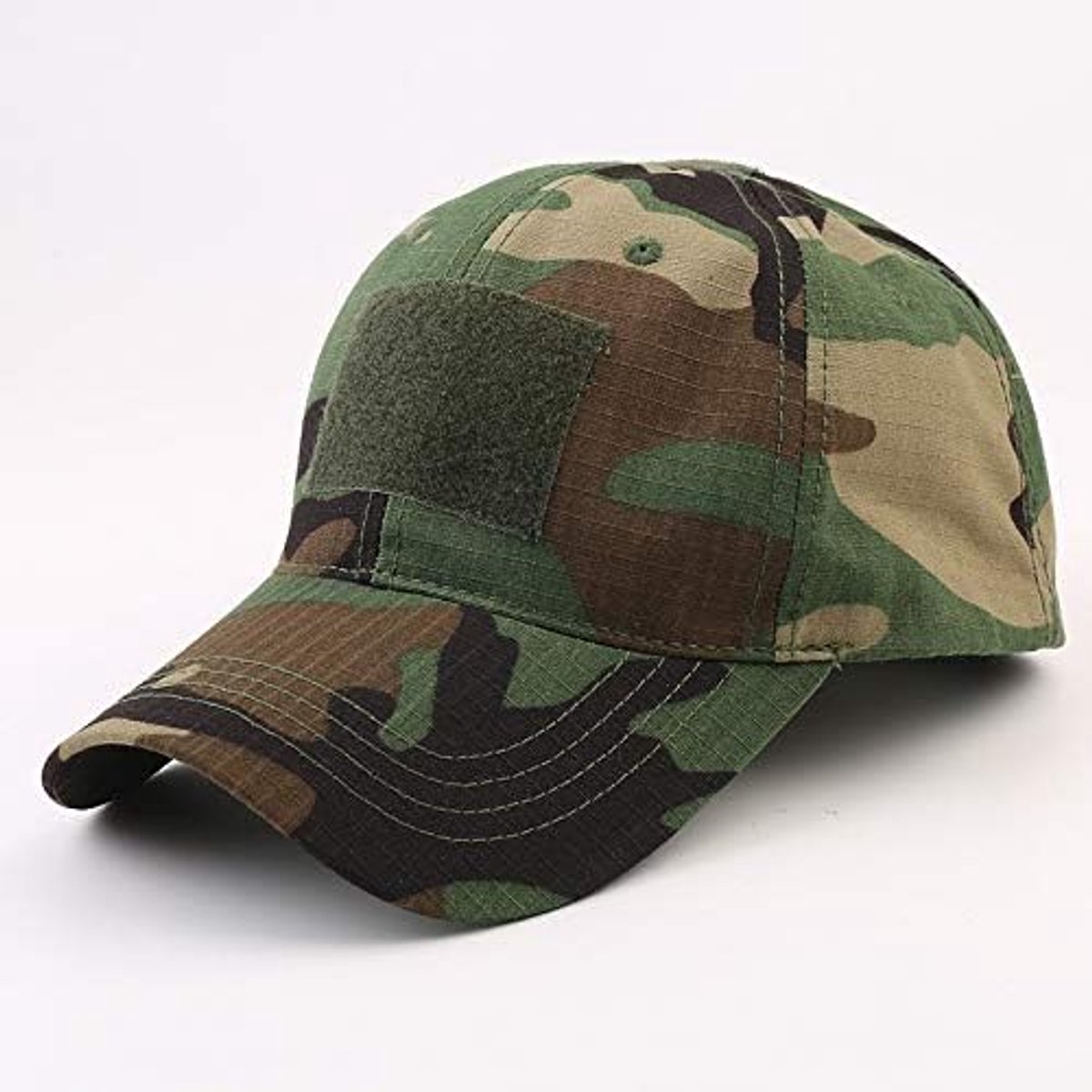 Honkbalpet, camouflage, baseballpet, camo, baseballpet met klittenbandsluiting, verstelbare baseballpet, multicam, sportpet voor buitensport, jacht, vissen, kamperen, jungle, 55-61 cm