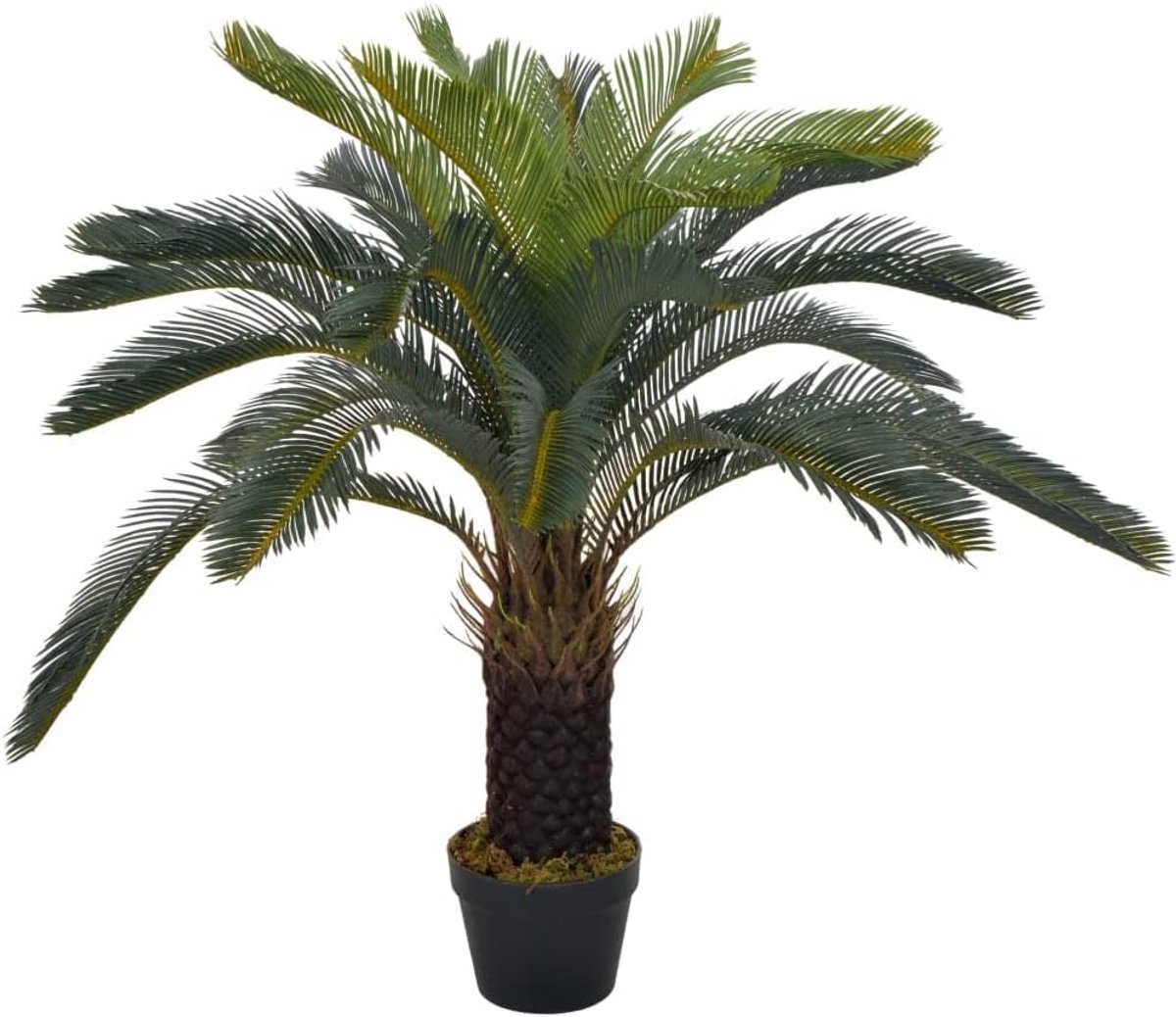 Kunstpalm met pot, 90 cm, groen