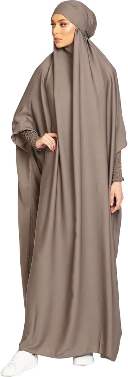Jurk voor vrouwen, 1 stuk, Eid Jilbab, moslim gebedskleding, islamitische bescheiden abayas, Arabische Dubai Salah gewaad, moslim jilbab