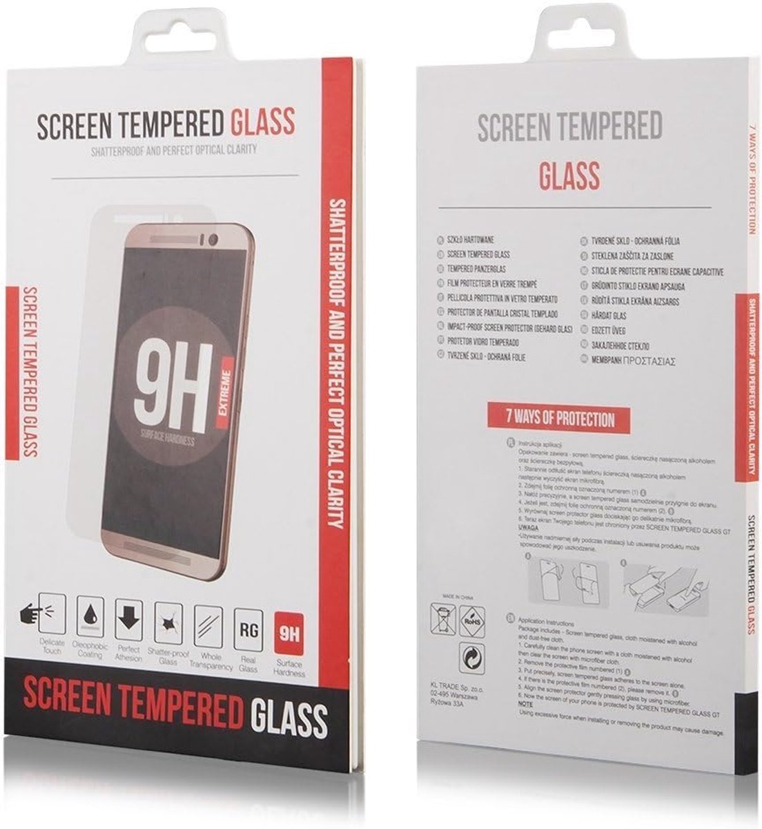 Beschermfolie displayfolie pantserglas 9h veiligheidsglas voor Samsung Galaxy A3 2017 A320